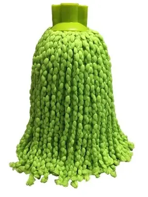 TRENZA DE MICROFIBRA VERDE