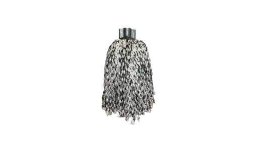 [010] TRENZETA DE MICROFIBRA BICOLOR BLANCO GRIS
