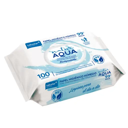 [8410800068674] T. WC. PAPEL HIG.HUMEDO NATUR AQUA 100 